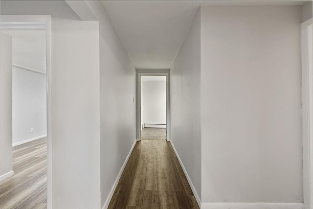 12 Gillis Ave, Nyack, NY 10960 - hall with wood finished floors and a baseboard radiator