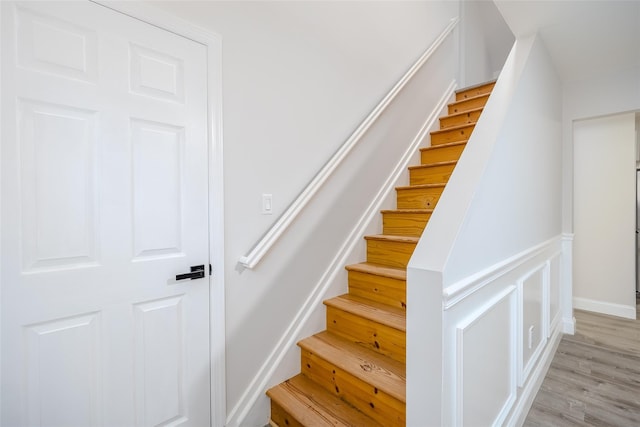 59 Burney Blvd, Mastic, NY 11950 - stairs with wood finished floors