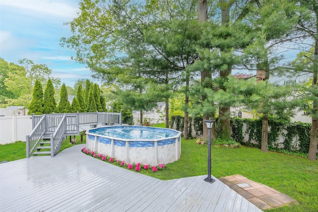 59 Burney Blvd, Mastic, NY 11950 - view of wooden terrace
