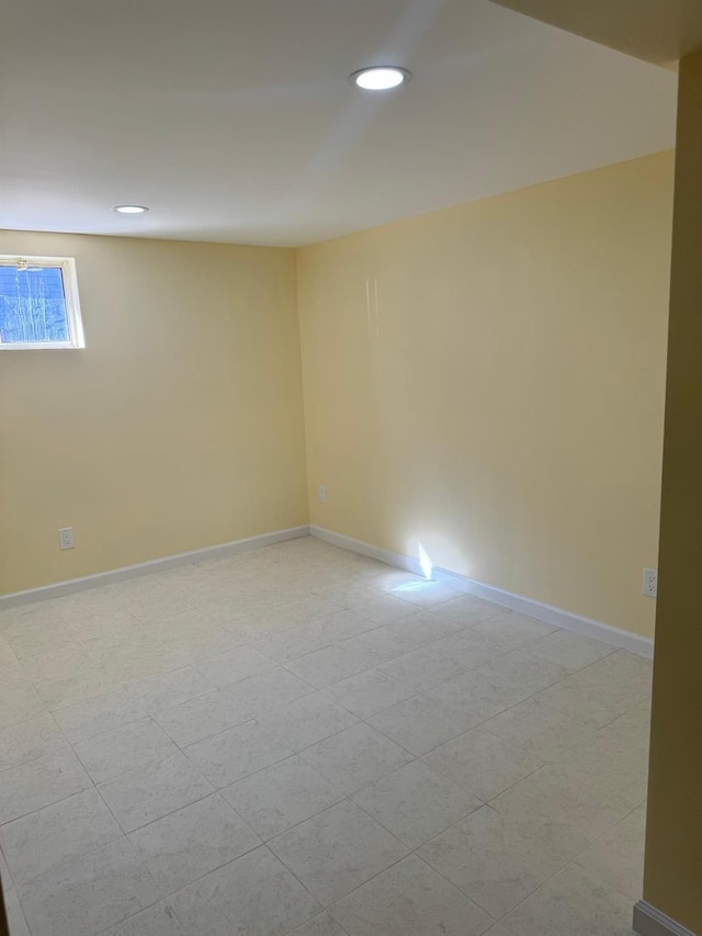 110 Terrace Ave, Elmont, NY 11003 - unfurnished room with baseboards and recessed lighting