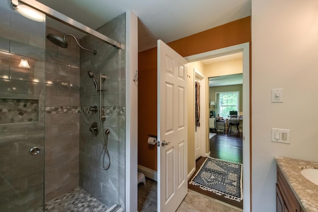 36 Valkill Dr, Poughkeepsie, NY 12601 - full bath with tiled shower and vanity
