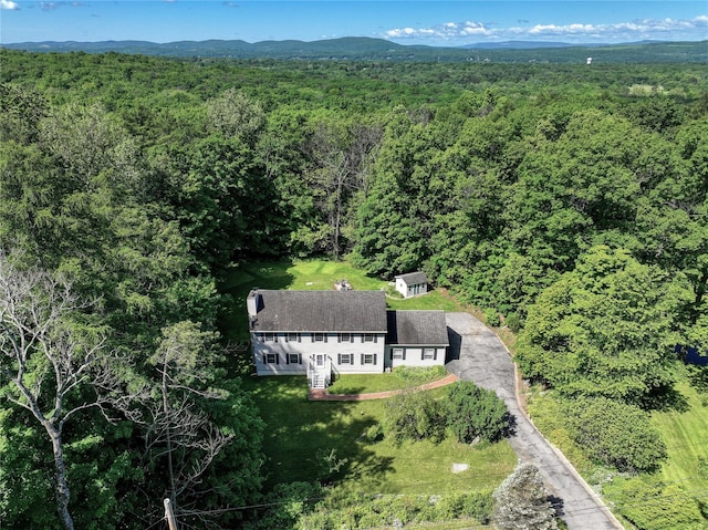 36 Valkill Dr, Poughkeepsie, NY 12601 - aerial view of property's location with a forest