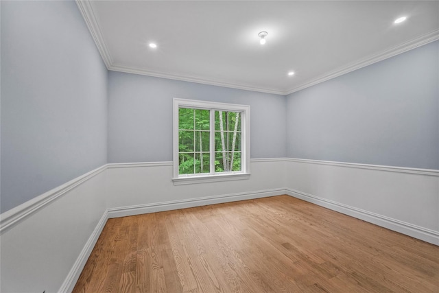 3 Hageman Ct, Katonah, NY 10536 - unfurnished room featuring wood finished floors, crown molding, baseboards, and recessed lighting