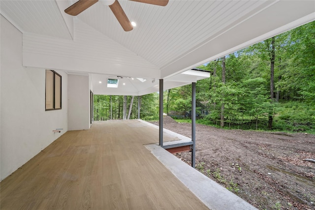 3 Hageman Ct, Katonah, NY 10536 - wooden deck with a patio and ceiling fan
