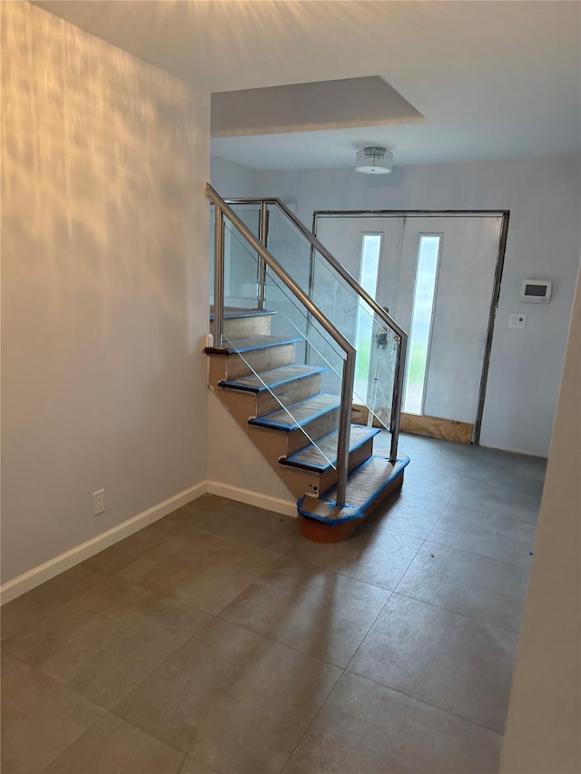 3116 Monterey Dr, Merrick, NY 11566 - staircase with baseboards