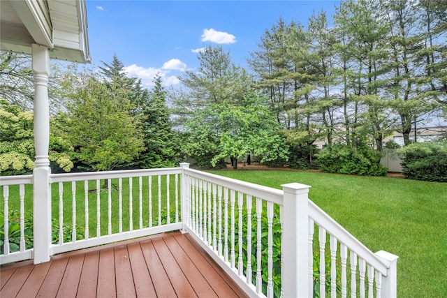 10 Stewart St, East Islip, NY 11730 - deck with a yard