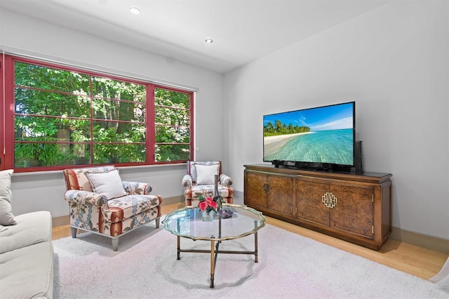 45 Main St Unit 3K, Hastings-On-Hudson, NY 10706 - living room with wood finished floors and recessed lighting