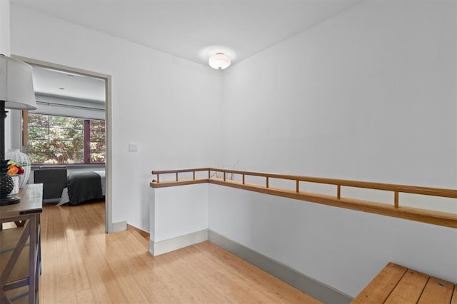 45 Main St Unit 3K, Hastings-On-Hudson, NY 10706 - hall featuring light wood-style floors and baseboards