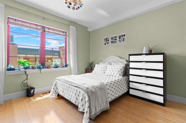 45 Main St Unit 3K, Hastings-On-Hudson, NY 10706 - bedroom featuring baseboards and wood finished floors