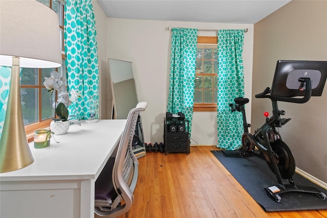 16 Lyncrest Rd, Cortlandt Manor, NY 10567 - workout area featuring light wood finished floors