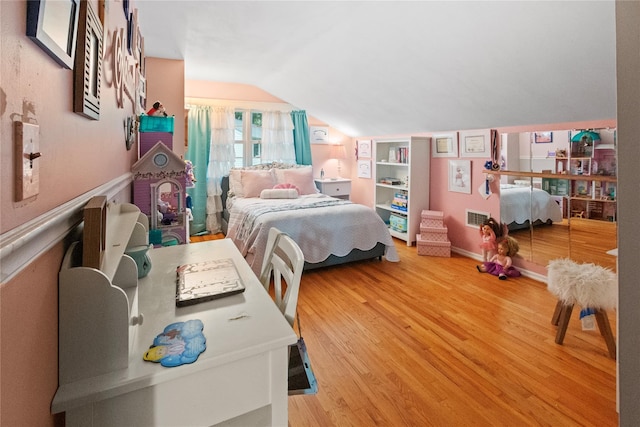 16 Lyncrest Rd, Cortlandt Manor, NY 10567 - bedroom with wood finished floors and lofted ceiling