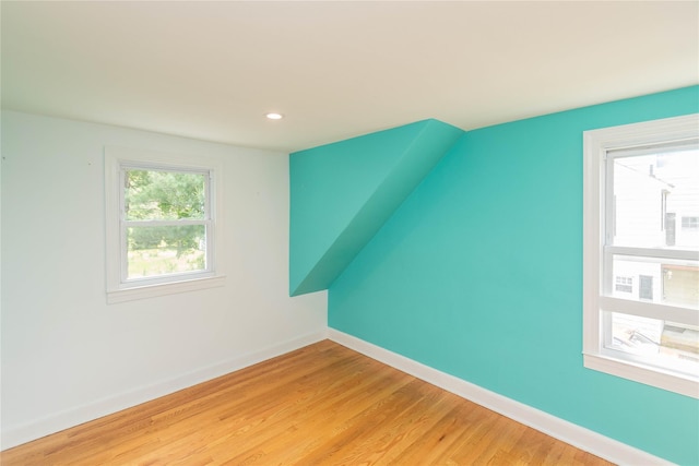 129 S St, Warwick, NY 10990 - bonus room featuring baseboards, light wood-type flooring, and recessed lighting