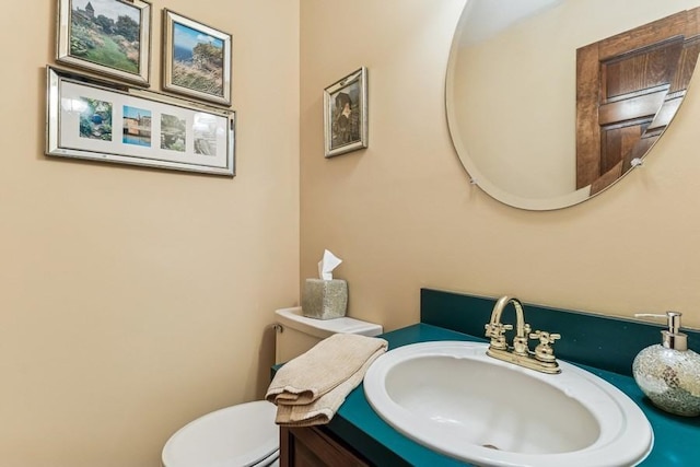 6295 N Country Rd, Wading River, NY 11792 - half bath featuring toilet and vanity