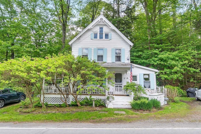 83 Tennanah Lake Rd, Roscoe, NY 12776 - victorian house featuring covered porch