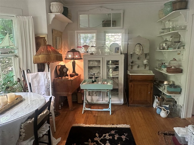 83 Tennanah Lake Rd, Roscoe, NY 12776 - dining room featuring light wood finished floors and plenty of natural light