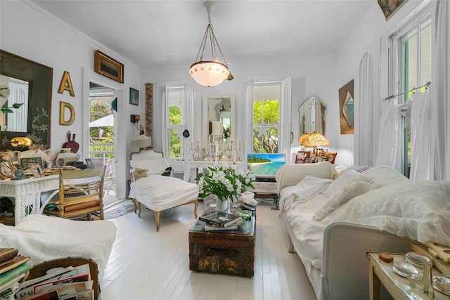 83 Tennanah Lake Rd, Roscoe, NY 12776 - living room with hardwood / wood-style floors