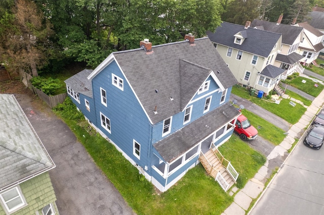 8 Chestnut St, Middletown, NY 10940 - view from above of property