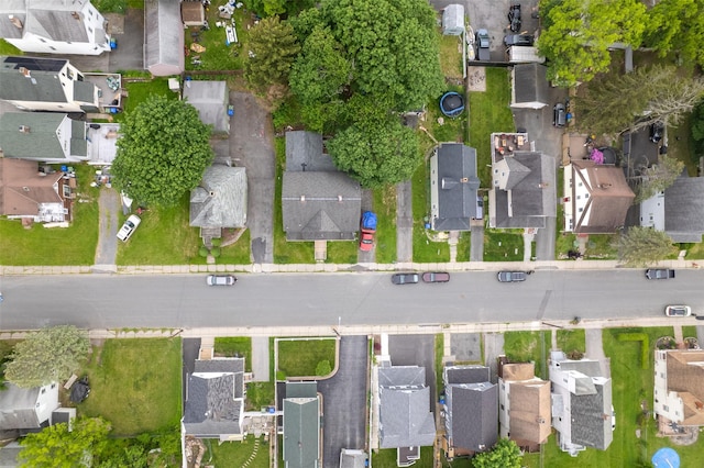 8 Chestnut St, Middletown, NY 10940 - aerial view of property and surrounding area with nearby suburban area