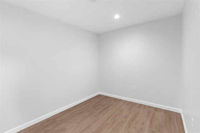 8 Chestnut St, Middletown, NY 10940 - empty room featuring wood finished floors, baseboards, and recessed lighting