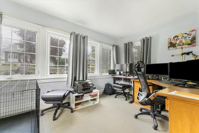 21 Chester Pl, New Rochelle, NY 10801 - office area with carpet flooring