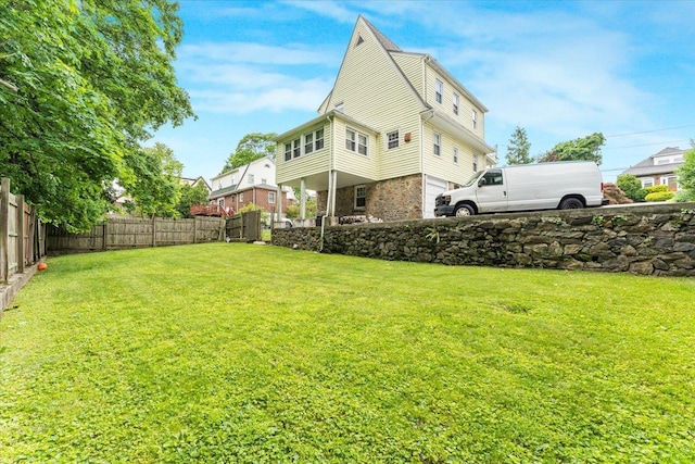 21 Chester Pl, New Rochelle, NY 10801 - back of property featuring brick siding