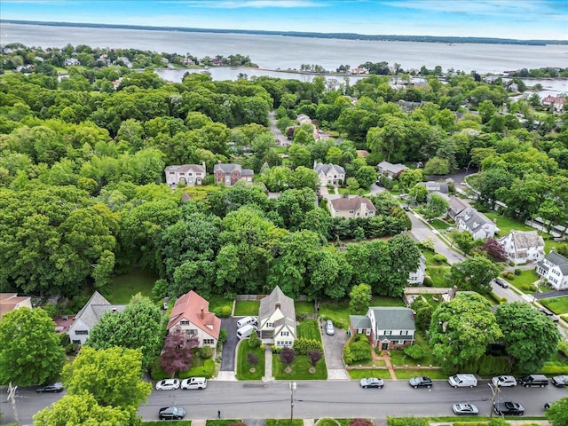 21 Chester Pl, New Rochelle, NY 10801 - aerial view of residential area with a large body of water