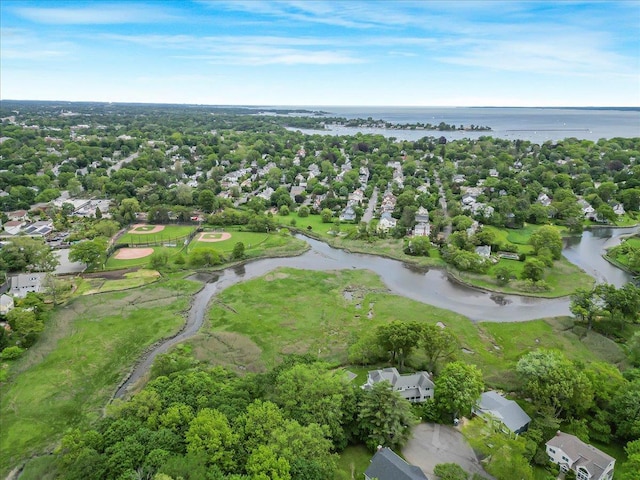 21 Chester Pl, New Rochelle, NY 10801 - aerial view of property's location featuring a large body of water and nearby suburban area