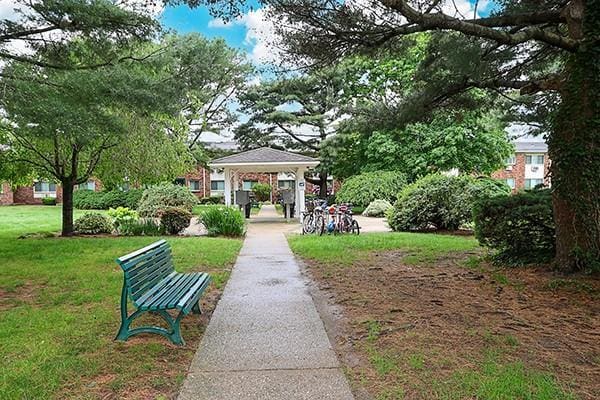 2449 Union Blvd Unit 24A, Islip, NY 11751 - surrounding community featuring a gazebo and a lawn