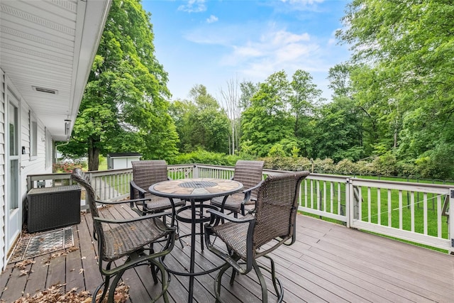 38 Degarmo Hills Rd, Wappingers Falls, NY 12590 - deck featuring outdoor dining area
