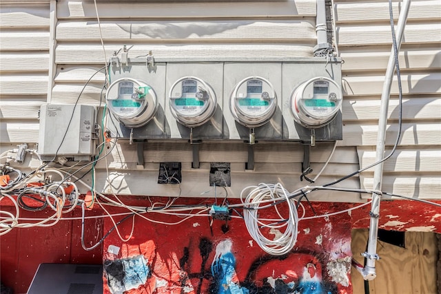132 Oak St, Yonkers, NY 10701 - exterior view of electric meter
