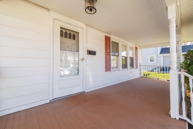 81 Liberty Ave, Rockville Centre, NY 11570 - view of wooden porch