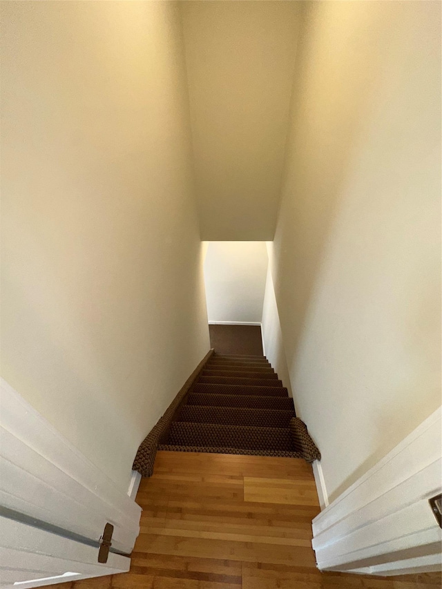 84 Windsor, Hempstead, NY 11550 - stairs with wood finished floors