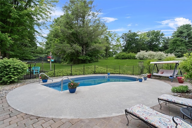 1 Bray Farm Ln, Wappingers Falls, NY 12590 - view of swimming pool featuring a patio