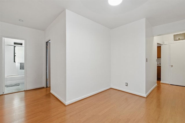 70 Sherman Ave Unit 2G, Yonkers, NY 10705 - spare room with light wood-type flooring and baseboards