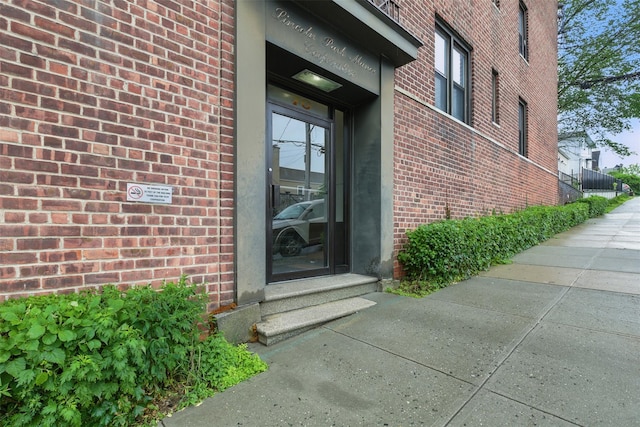 70 Sherman Ave Unit 2G, Yonkers, NY 10705 - view of exterior entry featuring brick siding