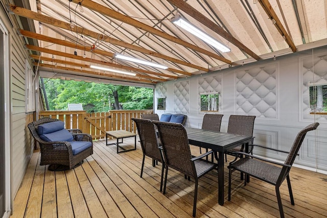 10 Karow Ct, Monsey, NY 10952 - deck with outdoor dining area