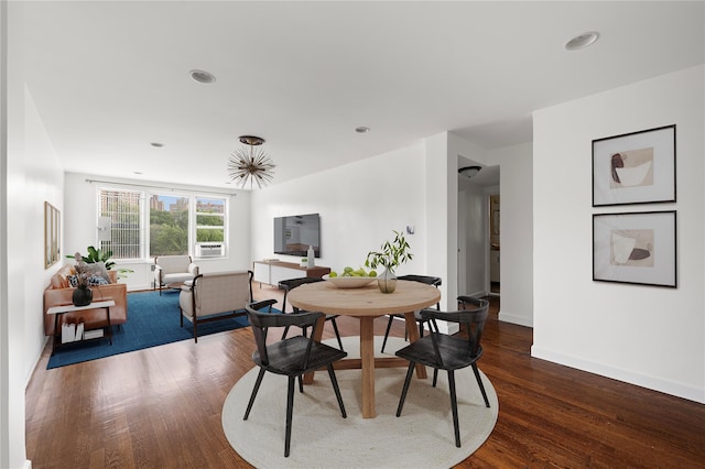 180 Van Cortlandt Park S Unit 4C, Bronx, NY 10463 - dining room featuring wood finished floors, baseboards, and recessed lighting