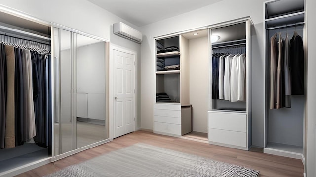 2448 Webb Ave, Bronx, NY 10468 - closet featuring a wall mounted air conditioner