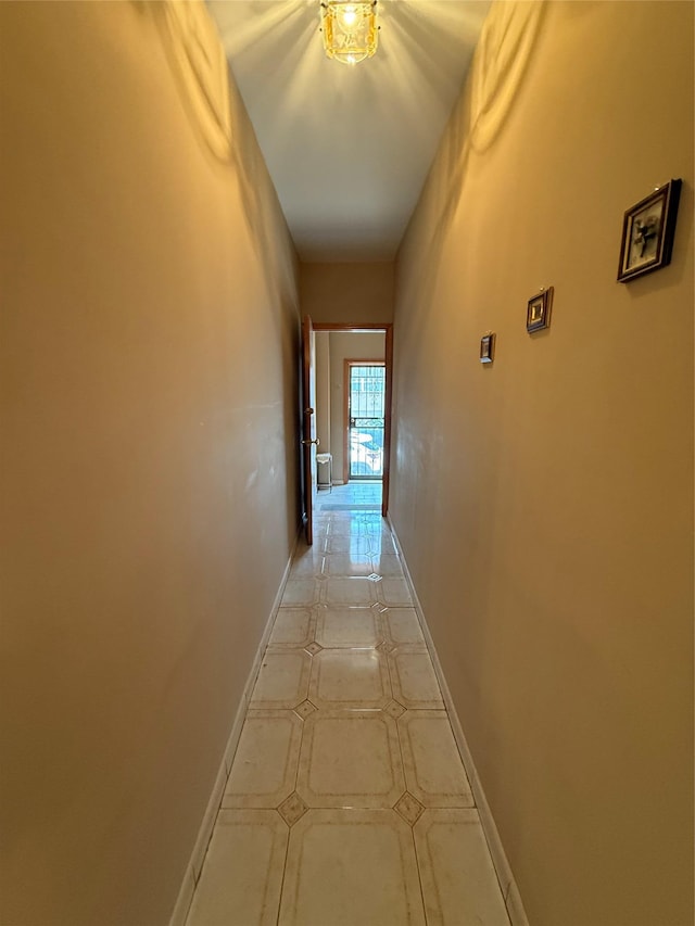 7542 67th Rd, Middle Village, NY 11379 - corridor with baseboards