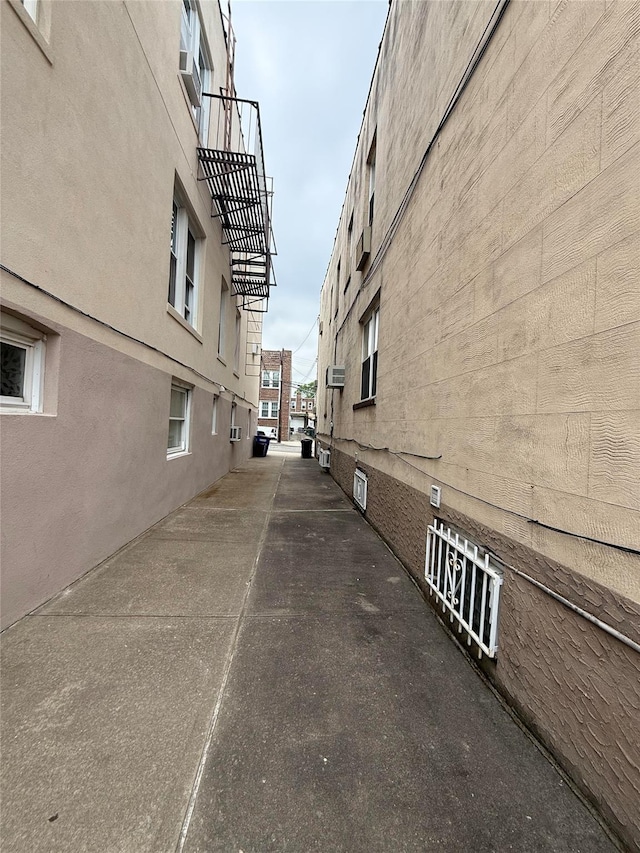 7542 67th Rd, Middle Village, NY 11379 - view of concrete alley