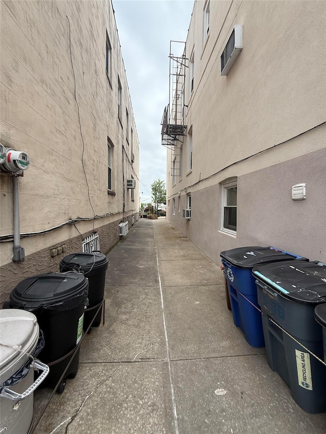 7542 67th Rd, Middle Village, NY 11379 - view of concrete alley