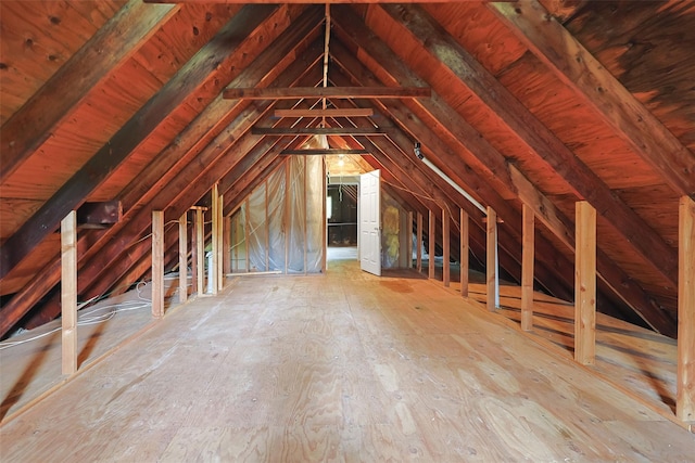 186 Montrose Dr, Port Jefferson Station, NY 11776 - view of unfinished attic