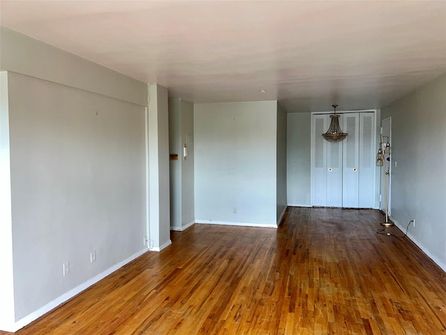415 Gramatan Ave Unit 5D, Mount Vernon, NY 10552 - spare room with wood finished floors and baseboards