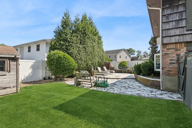 360 Robyn Pl, East Meadow, NY 11554 - view of yard with a patio