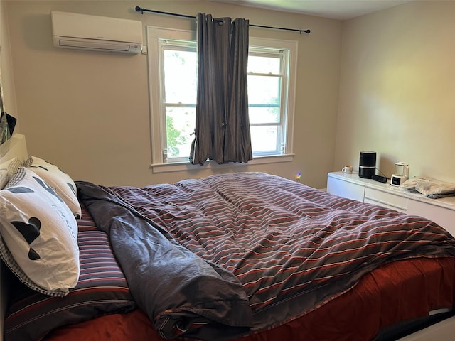 13-01 146th Pl, Whitestone, NY 11357 - bedroom featuring a wall mounted air conditioner