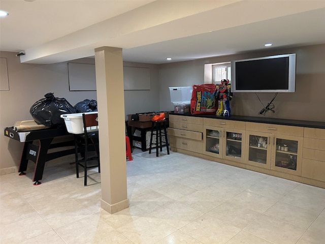 13-01 146th Pl, Whitestone, NY 11357 - basement with recessed lighting