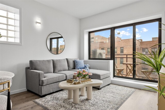 97-30 64th Ave Unit 3B, Rego Park, NY 11374 - living area with wood finished floors and baseboards