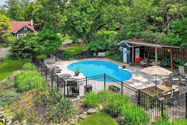 51 S Airmont Rd, Airmont, NY 10901 - view of swimming pool with a patio area