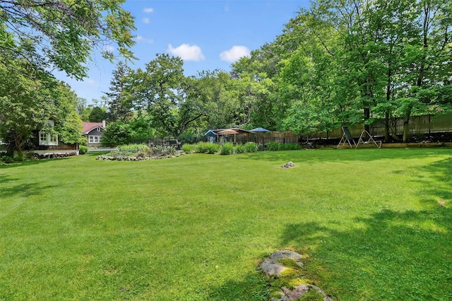 51 S Airmont Rd, Airmont, NY 10901 - view of yard featuring view of wooded area