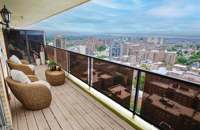 110-11 Queens Blvd Unit 27G, Forest Hills, NY 11375 - balcony with a view of city